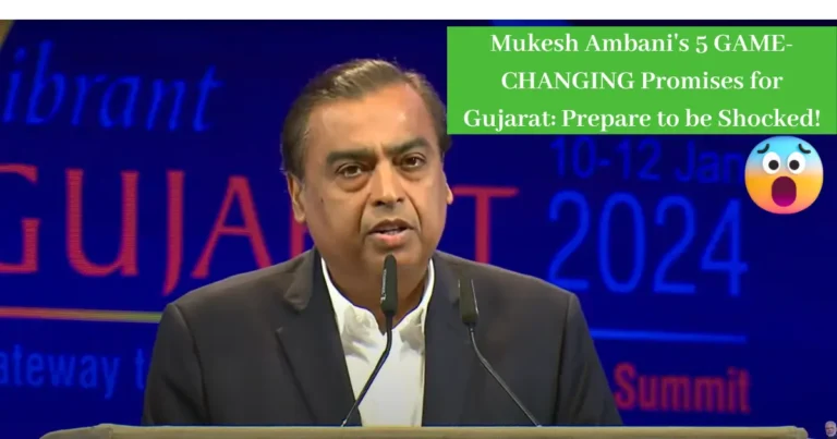 Vibrant Gujarat Summit 2024: Mukesh Ambani’s 5 Pledges for Gujarat’s Future