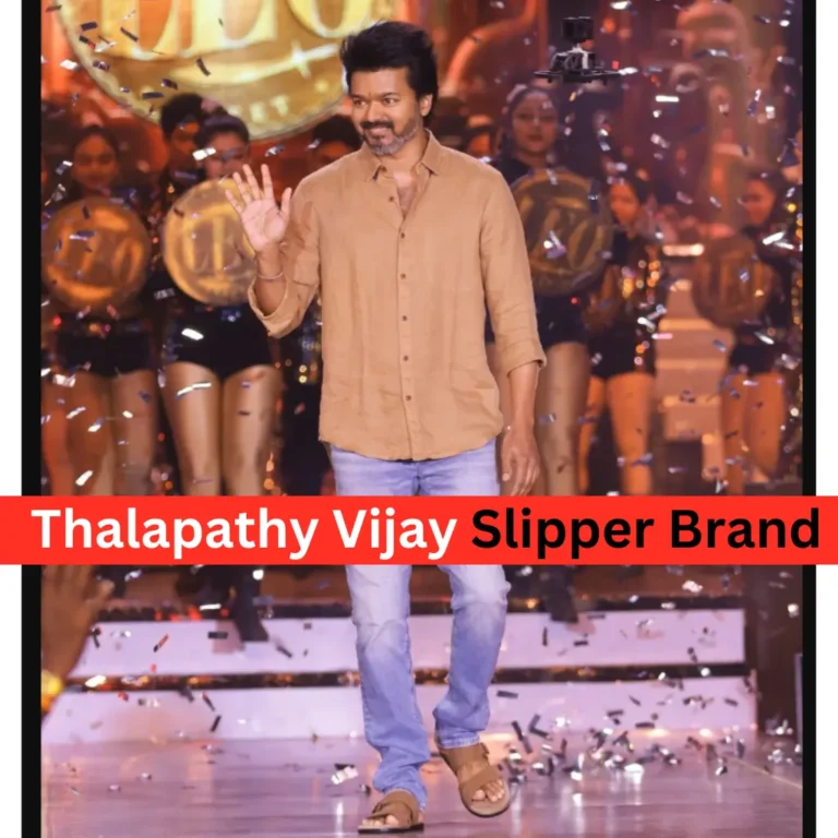 Thalapathy Vijay Thrown Slipper Shocks Fans | But It’s the Brand That Has Everyone Talking About Actor Vijay Slipper Brand