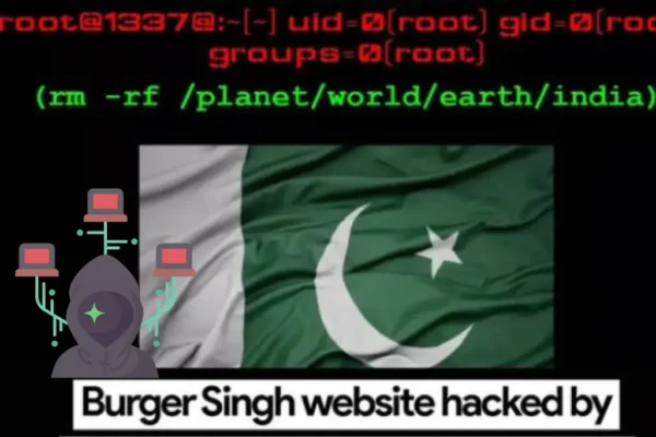 Burger Singh Website Hacked