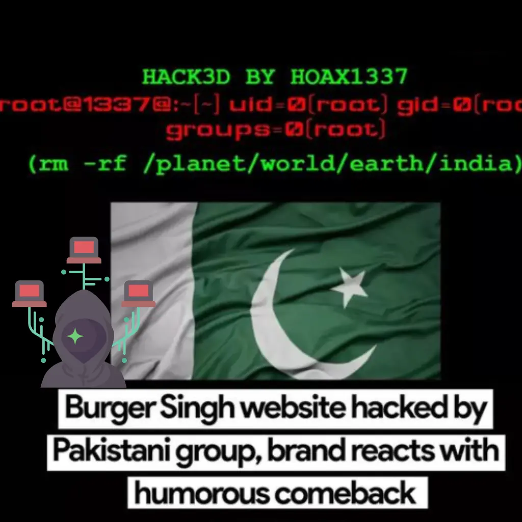 Burger Singh Website Hacked