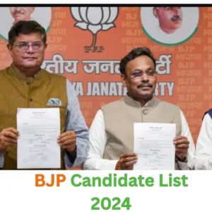 BJP Candidate List 2024